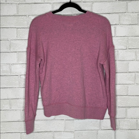 Madewell Pink Crewneck Sweatshirt - Picture 4 of 10
